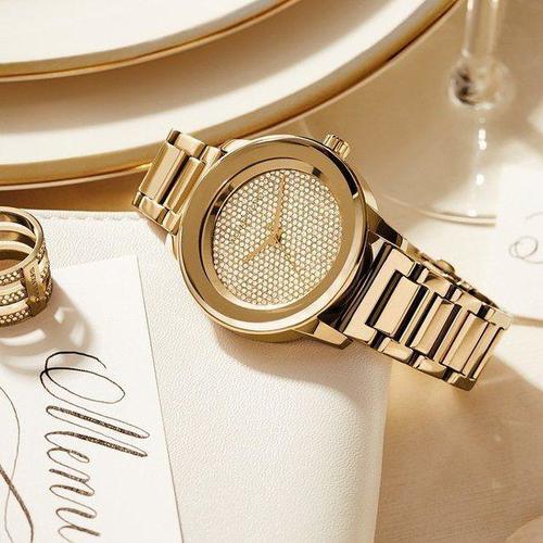 Michael Kors Kinley Gold Dial Gold Steel Strap Watch for Women - MK6209 Buy Now By Michael Kors