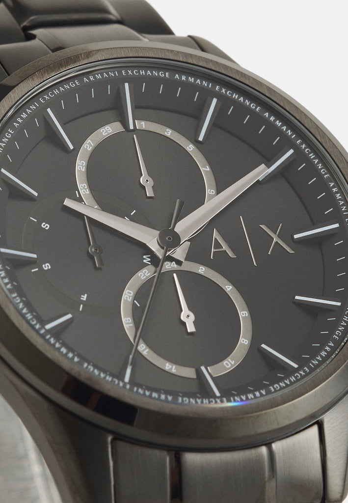 Armani Exchange Drexler Chronograph Black Dial Black Steel Strap Watch For Men - AX2601 Buy Now By Armani Exchange