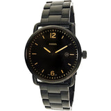 Fossil The Commuter Brown Dial Black Steel Strap Watch for Men - FS5277 Buy Now By Fossil