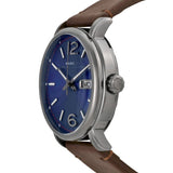Marc Jacobs Fergus Blue Dial Brown Leather Strap Watch for Men - MBM5078 Buy Now By Marc Jacobs