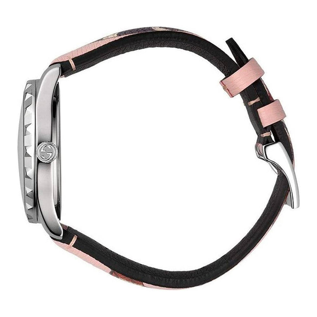 Gucci G Timeless Pink Dial Pink Leather Strap Watch For Women - YA1264083 Buy Now By Gucci