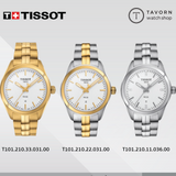 Tissot T Classic PR 100 Lady White Dial Gold Steel Strap Watch for Women - T101.210.33.031.00 Buy Now By Tissot