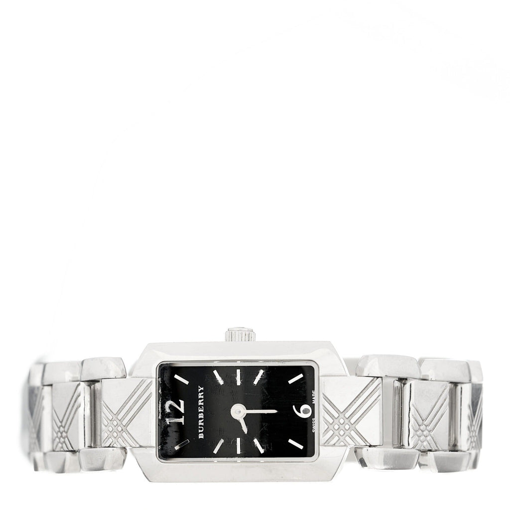 Burberry Signature Quartz Black Dial Silver Steel Strap Watch for Women - BU4210 Buy Now By Burberry