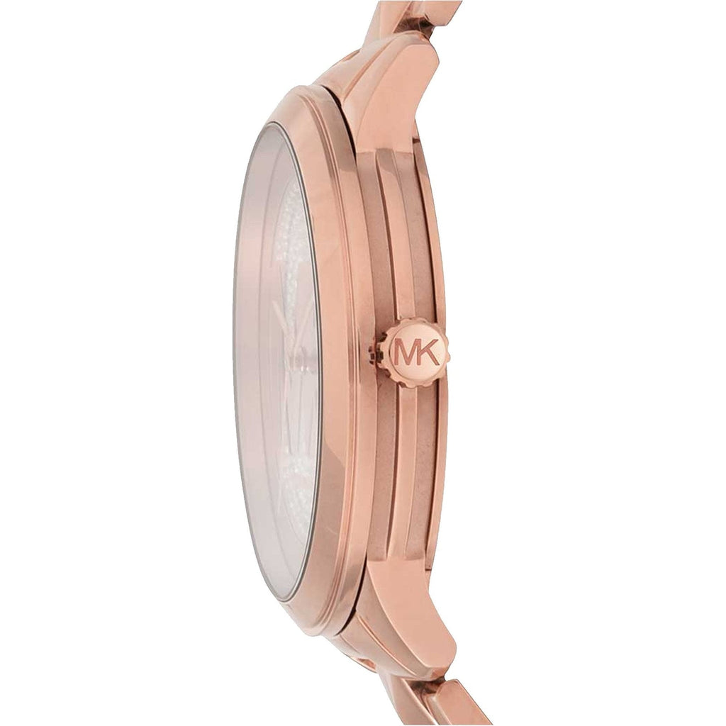 Michael Kors Runway Mercer Quartz Rose Gold Dial Rose Gold Steel Strap Watch For Women - MK6736 Buy Now By Michael Kors