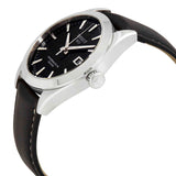 Tissot Gentleman Powermatic 80 Silicium Black Dial Black Leather Strap Watch For Men - T127.407.16.051.00 Buy Now By Tissot