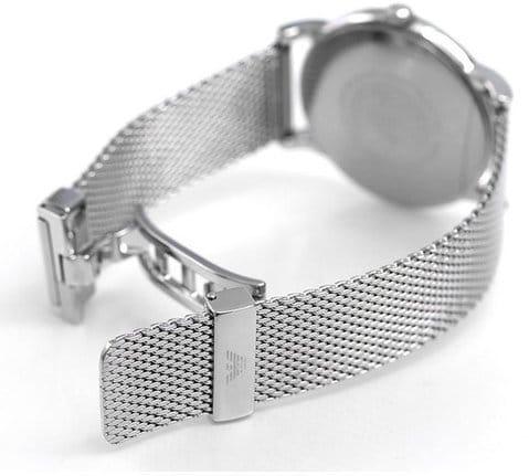 Emporio Armani Luigi Quartz Blue Dial Silver Mesh Bracelet Watch For Men - AR11230 Buy Now By Emporio Armani