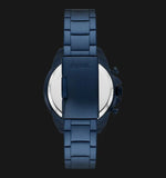 Fossil Bronson Chronograph Blue Dial Blue Steel Strap Watch for Men - FS5916 Buy Now By Fossil