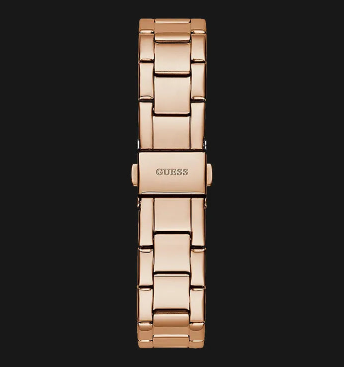 Guess Cosmic Chronograph Rose Gold Dial Rose Gold Steel Strap Watch for Women - GW0465L2 Buy Now By Guess