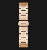 Guess Cosmic Chronograph Rose Gold Dial Rose Gold Steel Strap Watch for Women - GW0465L2 Buy Now By Guess