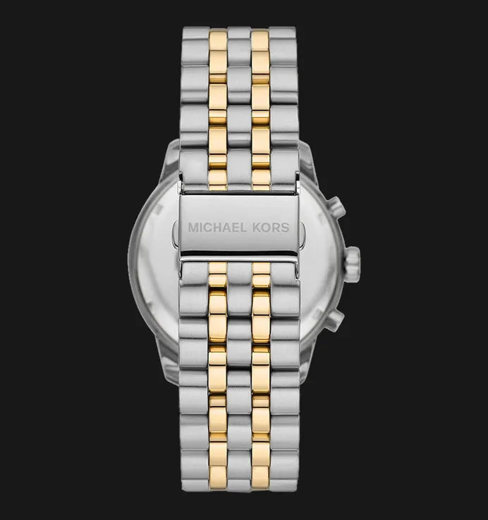 Michael Kors Cunningham Chronograph Black Dial Two Tone Steel Strap Watch For Men - MK8964 Buy Now By Michael Kors