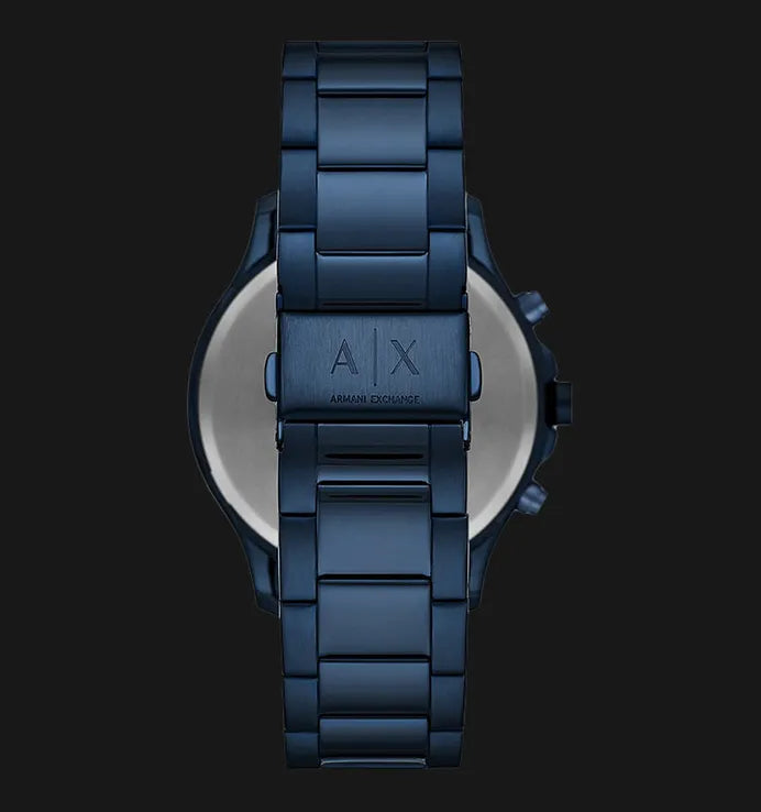 Armani Exchange Hampton Chronograph Blue Dial Blue Steel Strap Watch For Men - AX2430 Buy Now By Armani Exchange