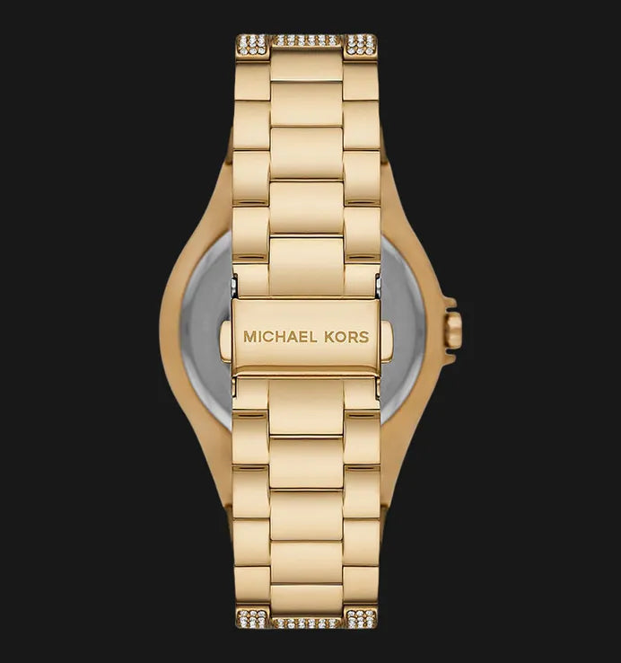 Michael Kors Lennox Three Hand Crystals White Dial Gold Steel Strap Watch For Women - MK6991 Buy Now By Michael Kors