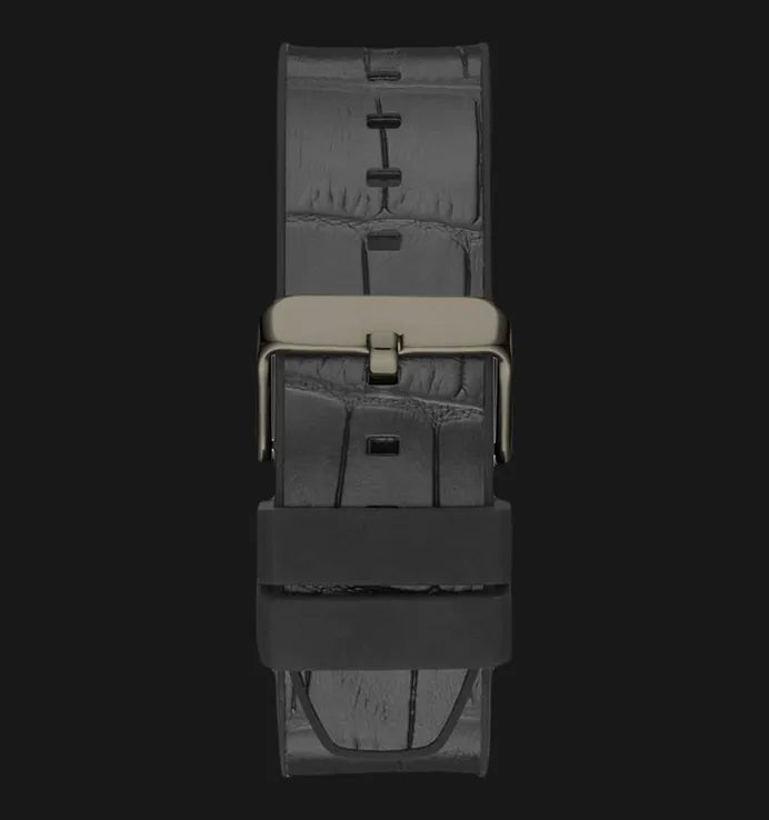 Guess Edge Chronograph Black Dial Black Leather Strap Watch For Men - GW0492G1 Buy Now By Guess