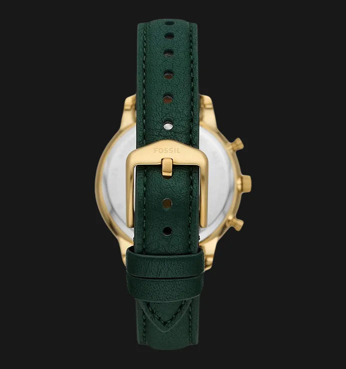Fossil Neutra Chronograph Green Dial Green Leather Strap Watch for Women - ES5239 Buy Now By Fossil