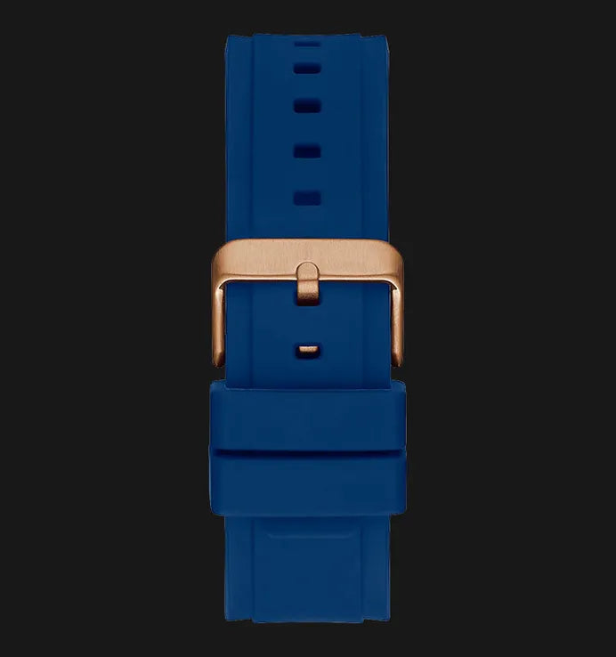 Guess Matrix Multifunction Blue Dial Blue Rubber Strap Watch for Men - GW0423G4 Buy Now By Guess