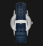 Emporio Armani Luigi Automatic Blue Dial Blue Leather Strap Watch For Men - AR60030 Buy Now By Emporio Armani