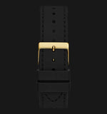 Guess Princess Crystals Gold Dial Black Silicone Strap Watch For Women - GW0439L2 Buy Now By Guess