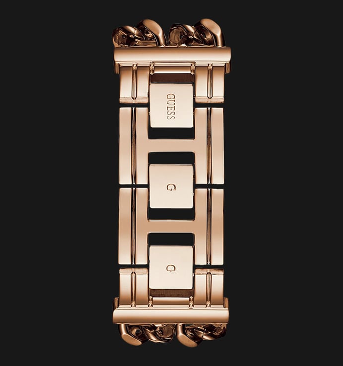 Guess Mod Heavy Metal Rose Gold Dial Rose Gold Steel Strap Watch For Women - W1117L3 Buy Now By Guess