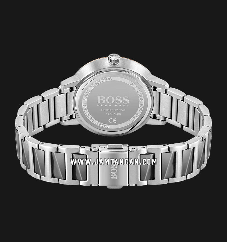 Hugo Boss Signature Grey Dial Silver Steel Strap Watch for Men - 1502569 Buy Now By Hugo Boss