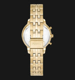 Fossil Neutra Chronograph Gold Dial Gold Steel Strap Watch for Women - ES5219 Buy Now By Fossil