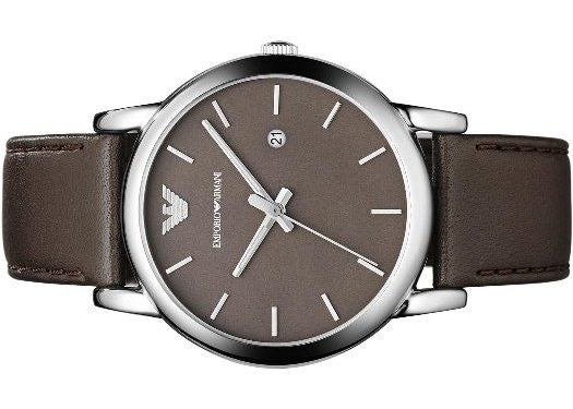 Emporio Armani Classic Quartz Brown Dial Brown Leather Strap Watch For Men - AR1729 Buy Now By Emporio Armani