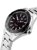 Tag Heuer Aquaracer Quartz Black Dial Silver Steel Strap Watch for Women - WAY131K.BA0748 Buy Now By Tag Heuer