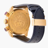 Versace V-Ray Blue Chronograph Blue Dial Blue Leather Strap Watch for Men - VDB030014 Buy Now By Versace