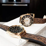 Michael Kors Brecken Chronograph Black Dial Brown Leather Strap Watch For Men - MK8849 Buy Now By Michael Kors