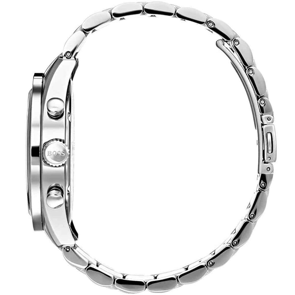 Hugo Boss Trophy Chronograph Grey Dial Silver Steel Strap Watch for Men - 1513634 Buy Now By Hugo Boss