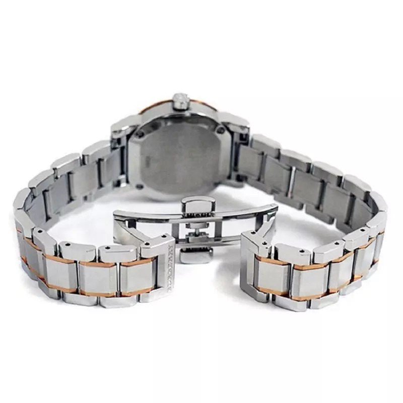 Burberry The City Silver Dial Two Tone Steel Strap Watch for Women - BU9214 Buy Now By Burberry