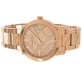 Burberry The City Rose Gold Dial Rose Gold Steel Strap Watch for Women - BU9146 Buy Now By Burberry