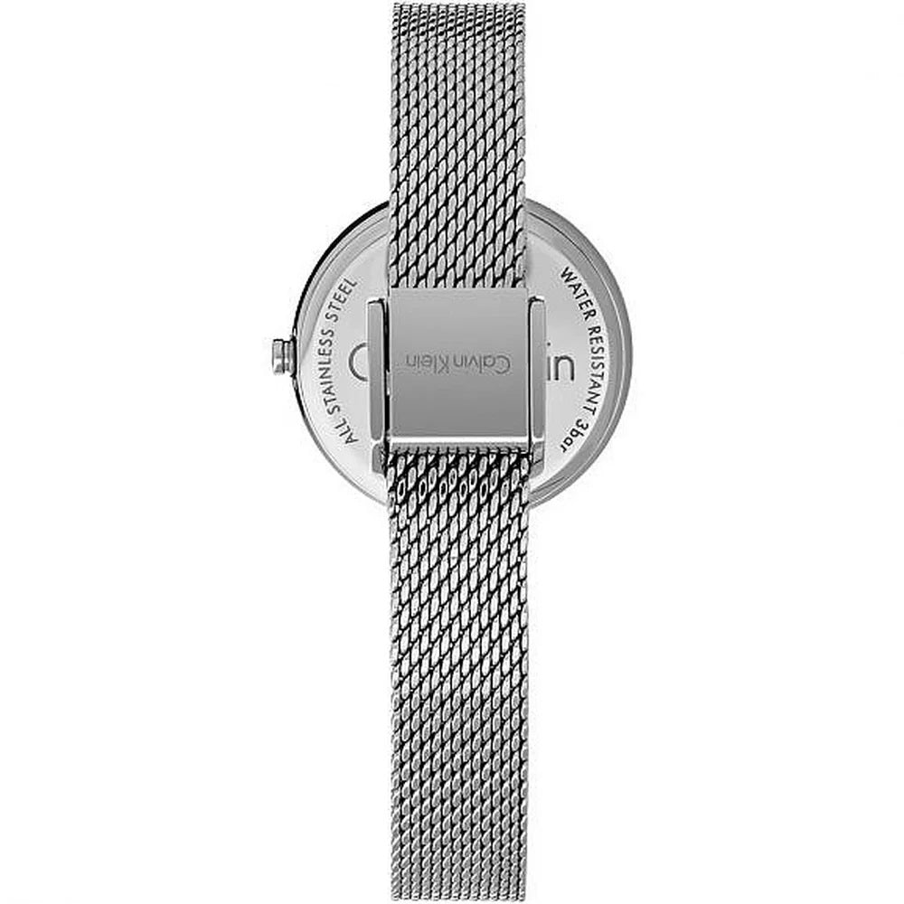 Calvin Klein Authentic Black Dial Silver Mesh Bracelet Watch for Women - K8G23121 Buy Now By Calvin Klein