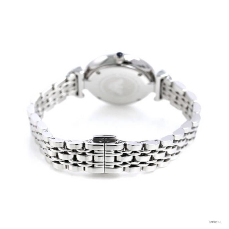 Emporio Armani Gianni T Bar Dark Blue Dial Silver Stainless Steel Watch For Women - AR11091 Buy Now By Emporio Armani