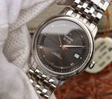 Omega De Ville Prestige Co-Axial Automatic Grey Dial Silver Steel Strap Watch for Men - 424.10.40.20.06.001 Buy Now By Omega