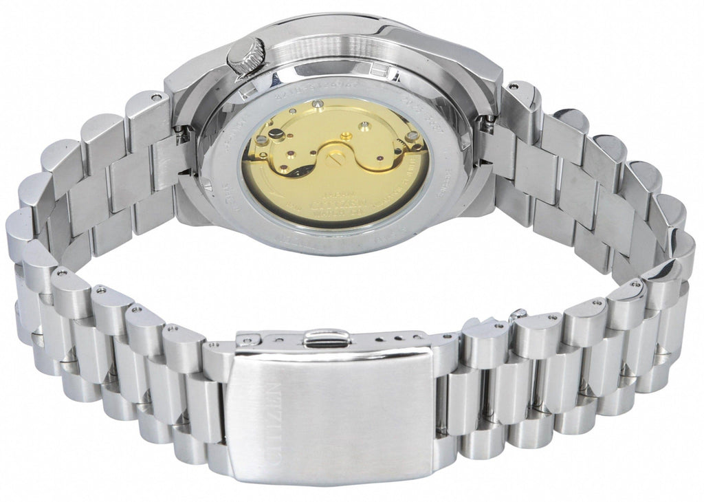 Citizen Tsuyosa Automatic Dark Blue Dial Silver Steel Strap Watch For Men - NJ0151-88L Buy Now By Citizen