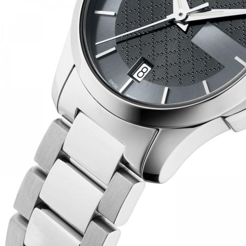 Gucci G Timeless Grey Dial Silver Steel Strap Watch For Women - YA126522 Buy Now By Gucci