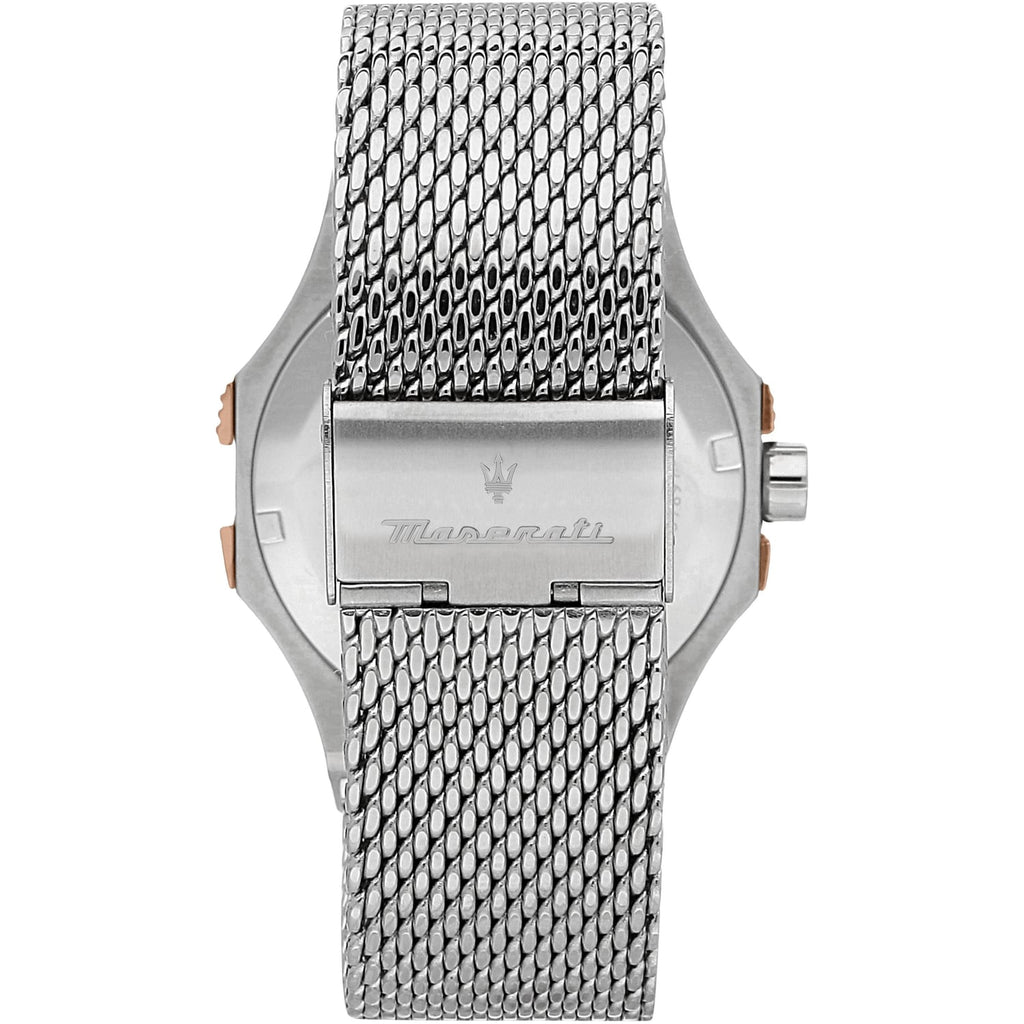 Maserati Potenza Quartz Grey Dial Silver Mesh Bracelet Watch For Men - R8853108007 Buy Now By Maserati
