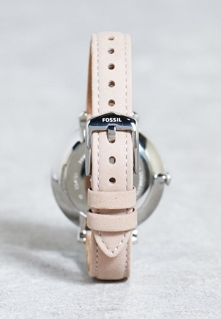 Fossil Jacqueline Blush Mother of Pearl Dial Pink Leather Strap Watch for Women - ES4151 Buy Now By Fossil