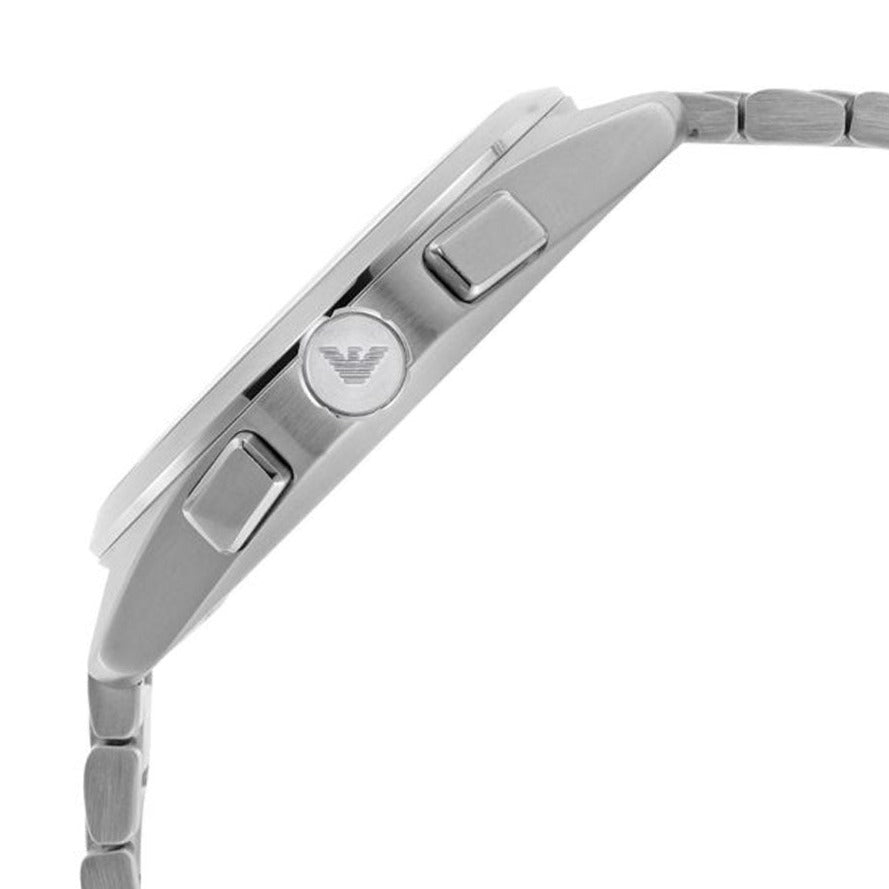 Emporio Armani Chronograph Green Dial Silver Steel Strap Watch For Men - AR11480 Buy Now By Emporio Armani