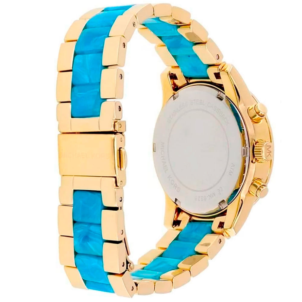 Michael Kors Ritz Gold Dial Two Tone Steel Strap Watch for Women - MK6328 Buy Now By Michael Kors