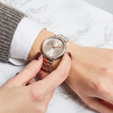 Michael Kors Sofie Quartz Rose Gold Dial Two Tone Steel Strap Watch For Women - MK3972 Buy Now By Michael Kors