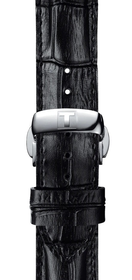 Tissot Ballade Powermatic 80 Cosc Black Dial Black Leather Strap Watch For Men - T108.408.16.057.00 Buy Now By Tissot