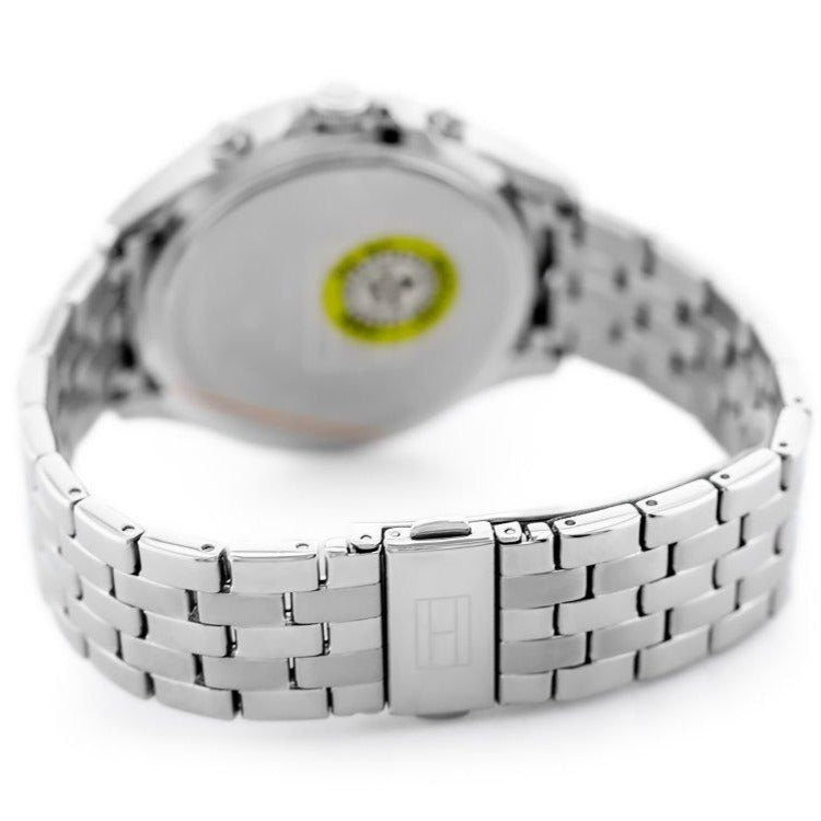 Tommy Hilfiger West Quartz Black Dial Silver Steel Strap Watch For Men - 1791707 Buy Now By Tommy Hilfiger