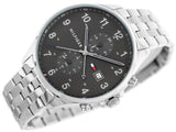 Tommy Hilfiger West Quartz Black Dial Silver Steel Strap Watch For Men - 1791707 Buy Now By Tommy Hilfiger
