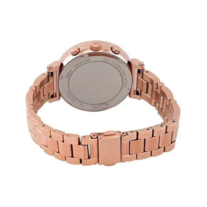 Michael Kors Sofie Chronograph Mother of Pearl White Dial Rose Gold Steel Strap Watch For Women - MK6576 Buy Now By Michael Kors
