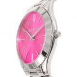 Michael Kors Slim Runway Quartz Pink Dial Silver Steel Strap Watch For Women - MK3291 Buy Now By Michael Kors