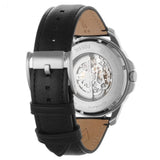 Fossil Grant Automatic Skeleton White Dial Black Leather Strap Watch for Men - ME3101 Buy Now By Fossil