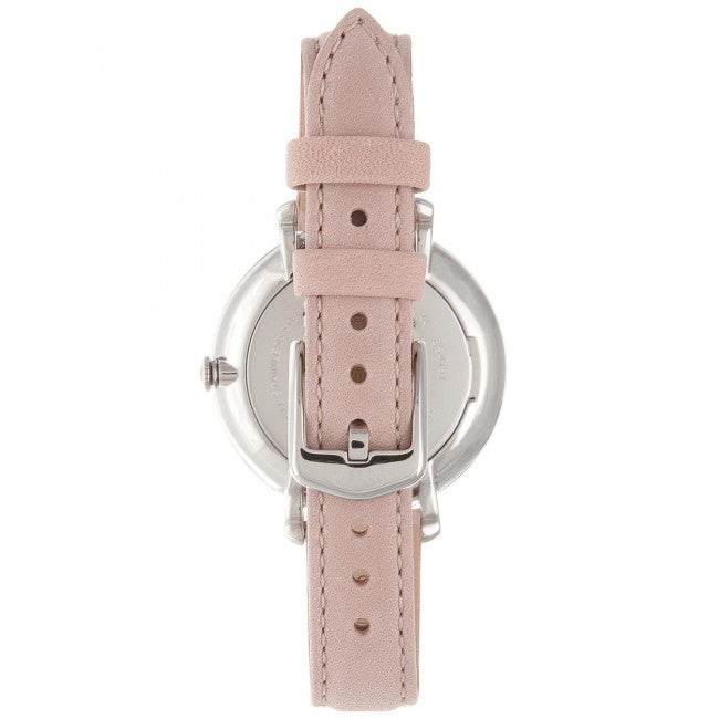 Fossil Jacqueline Blush Mother of Pearl Dial Pink Leather Strap Watch for Women - ES4151 Buy Now By Fossil