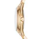 Michael Kors Mini Slim Runway Rose Gold Dial Two Tone Steel Strap Watch for Women - MK3650 Buy Now By Michael Kors