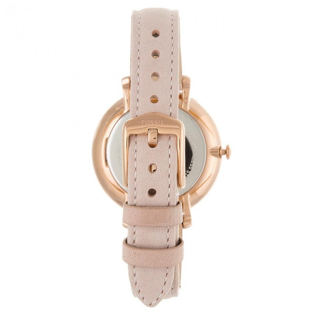 Fossil Jacqueline White Dial Pink Leather Strap Watch for Women - ES4303 Buy Now By Fossil